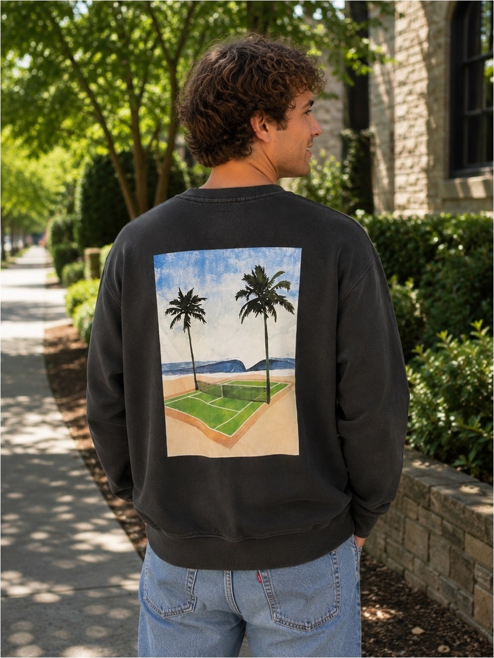 Old Navy Men's Crewneck Sweatshirt Size Medium - Picture 2 of 5
